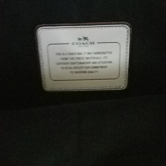 NWT Coach Campus Signature Coated Canvas Backpack F72051 Denim Charcoal - Picture 6 of 12